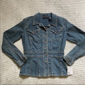 🦋 NWT AXCESS SMALL STRETCH DENIM JACKET